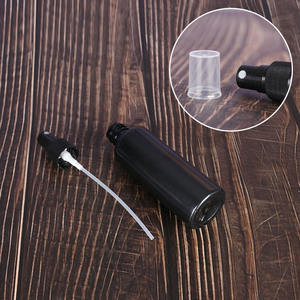 Botol semprot perjalanan Mini hitam 20ml 1oz 30ml 50ml 60ml 100ml 5oz botol plastik kabut halus untuk perjalanan kosong 2 oz - Product Image 2