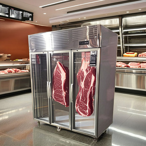 Réfrigérateur commercial de 1100 L pour affinage à sec de viande, congélateur suspendu à 3 portes pour <span class=keywords><strong>boucherie</strong></span> et restaurant - Product Image 1