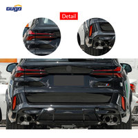 Harga Pabrik GUGO Bodykit Mobil untuk BMW X5 G05 LCI 2023+ Upgrade X5M Conversion Kit Black Warrior Bumper Grille Side Skirts