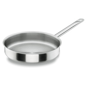 Padella Classica Sautex Chef in Acciaio Inox 10 Pollici, Padella Professionale per Cucina - Product Image 1