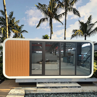 Cabine mobile préfabriquée pour camping, cabine de plage, chambre à coucher/extérieur, vente chaude