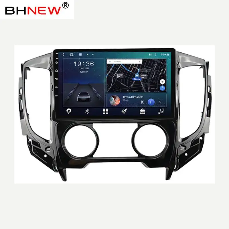 Экран для автомобиля android видеоплеер для Mitsubishi L200 2015-2019 GPS навигация автомобильное радио головное устройство