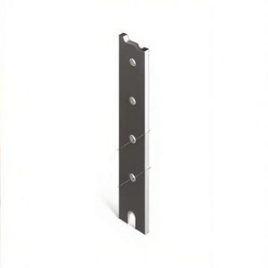 Tige d'ouverture simple Fami pour étagères extractibles 2000 mm gris foncé RAL7000 - Product Image 3
