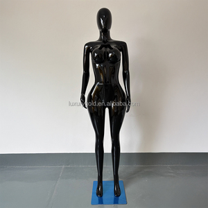 Maniquí de Fábrica China con Cuerpo de Plástico Cromado en Oro y Plata, Forma de Vestido Femenino con Busto Grande Mama África <span class=keywords><strong>para</strong></span> Exhibición de <span class=keywords><strong>Ropa</strong></span> - Product Image 5