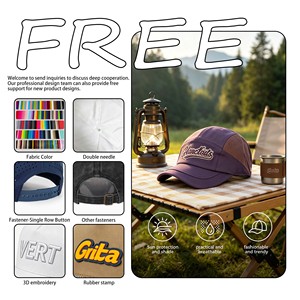 New <b>Quick</b> <b>Dry</b> Running Baseball <b>Cap</b> Embroidery Logo Hip Hop Hats Sun Protection For Unisex Cycling Hiking - Product Image 2