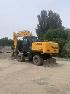 เครื่องขุดล้อฮุนได21ตันมือสอง210W เครื่องจักรเกาหลีประสิทธิภาพสูงอุปกรณ์ก่อสร้าง - Product Image 3