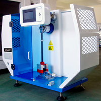 Machine d'essai d'impact Charpy XJJ-5 avec écran tactile LCD, équipement d'essai d'impact Charpy, prix