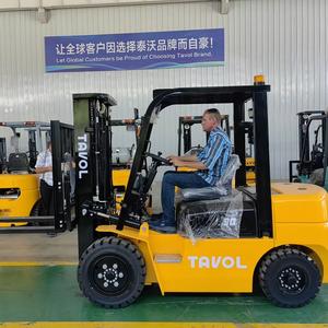 Precio de fábrica ISO/<span class=keywords><strong>CE</strong></span> Carretilla elevadora diésel 3Ton TAVOL 2000Kg 2.5Ton 4,5 M 3 etapas Cpcd30 Carretillas elevadoras Costo - Product Image 2