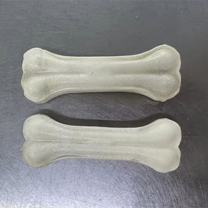Beyaz inek derisi preslenmiş kemikler farklı boyutlarda köpek diş çiğnemek ham deri köpek diş temizleme çiğneme davranır - Product Image 1