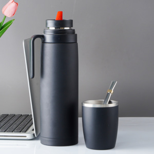 Juego de Termo de 1000ml y <span class=keywords><strong>Mate</strong></span> de 8oz, Kit de Termo y Taza de <span class=keywords><strong>Mate</strong></span> de Acero Inoxidable, Kit de Regalo de Termo y <span class=keywords><strong>Mate</strong></span>, Kit de Taza <span class=keywords><strong>Argentina</strong></span> - Product Image 5