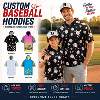 Sweat-shirts à manches courtes personnalisés pour le baseball, assortis pour la famille (papa, fils), maillots de baseball sublimés pour jeunes et hommes, vente en gros