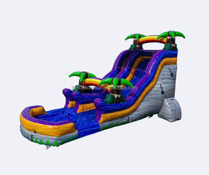 Tobogán Acuático Inflable de PVC Comercial <span class=keywords><strong>Personalizado</strong></span> de Fábrica con Piscina, Apto para Fiestas y Alquiler al Aire Libre para Niños y Adultos - Product Image 6