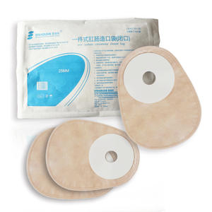 Sac d'ostomie Stellar, sac fœtal adhésif jetable fermé monobloc 101125, soins médicaux - Product Image 2