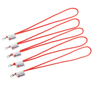 Chất Lượng Cao Đàn Hồi Vòng Dây Buộc Đầy Màu Sắc Jacquard Dệt Cổ Dây Buộc Dây Với Biểu Tượng Tùy Chỉnh - Product Image 2