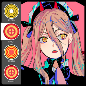 Mới đến Halloween Màu Kính áp tròng Quỷ Slayer nezuko mắt quỷ màu địa chỉ liên lạc lentes de contacto cosplay - Product Image 5