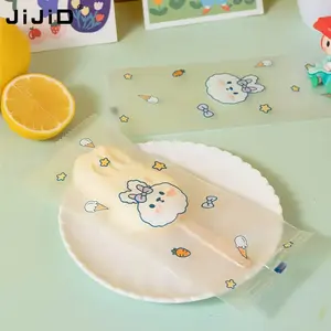 JiJiD Hot Sale Custom Printing Food Grade Machine Heat Seal Plastic Popsicle Packaging Bag Frozen Ice Cream Clear Plastic Bag