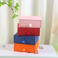 Boîte d'emballage pour bijoux en carton rigide durable et coloré pour commande en gros