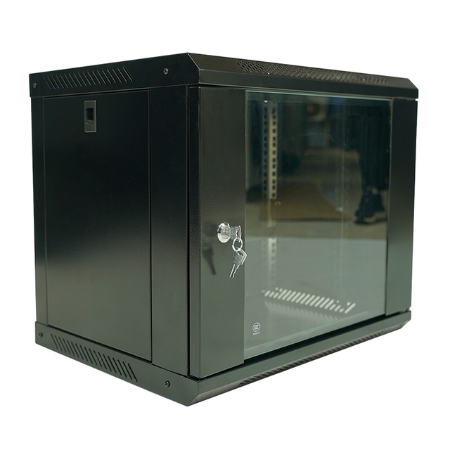 9U Wall-Mounted Steel Internet Server Rack DDF Network Cabinet Data Center Outdoor Use 19-Inch Standard