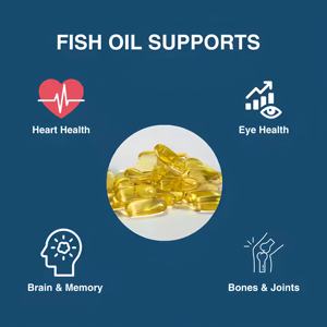 Minyak Ikan Omega-3 Alami Kekuatan Tinggi Kapsul Lunak EPA DHA 18/12 Langsung dari Pabrik, Grosir, Tonik Dewasa Khusus, Umur Simpan 24 Bulan - Product Image 4