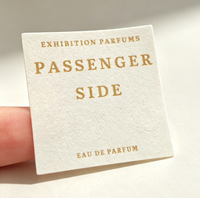 Etiquetas Adhesivas Personalizadas, Duraderas, Resistentes al Agua y al Aceite, para Botellas de Vino y Velas, de Papel Texturizado, con Relieve de Lámina Dorada de Lujo