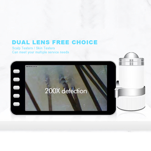 Analizador de Piel y Cuero Cabelludo <span class=keywords><strong>Magic</strong></span> Mirror 2026, Probador de Cuero Cabelludo con 2 Sondas, Detector de Arrugas, Pigmentación, Folículos, Acné, Piel y Cabello - Product Image 1