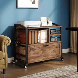 Hiện đại bên tủ tập tin với bánh xe cán Tủ hồ sơ với ngăn kéo và treo thư mục tập tin cho nhà Văn phòng Phòng phòng khách - Product Image 2