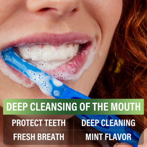Venta al por mayor de removedor de manchas mágico de etiqueta privada cuidado bucal sabor a menta fresco brillo instantáneo aliento polvo blanqueador de dientes - Product Image 3