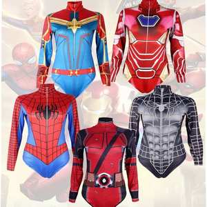 Classique super-héros Spandex Body Costumes pour unisexe femmes hommes Halloween <span class=keywords><strong>Marvel</strong></span> film Anime TV Cosplay combinaison - Product Image 1