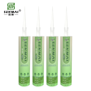 Scellant en silicone 100% résistant aux <span class=keywords><strong>UV</strong></span> et à l'ozone SEN MAI SM-995, longue durée de vie, 10 ans, utilisation en extérieur pour l'alliage d'aluminium et le verre - Product Image 1