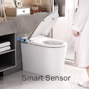 Toilette intelligente de style japonais avec télécommande, bidet automatique, siège chauffant, technologie d'auto-nettoyage, veilleuse, montage au sol - Product Image 5