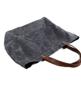 Fashionable women's <b>waterproof</b> wax printed canvas handbag, women's handbag, large capacity shopping <b>bag</b>, travel shoulder <b>bag</b> - Product Image 2