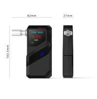 Alcoholímetro Profesional Airsense S1 con Celda de Combustible, Portátil, Pantalla LCD a Color, 10000 Registros, Sensor Reemplazable, para el Lugar de Trabajo