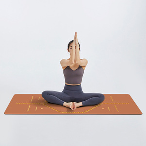 Tapis de yoga en caoutchouc naturel PU, qualité professionnelle, antidérapant, absorbant la transpiration, épaissi, pour hommes et femmes, danse, exercice, maison, personnalisation - Product Image 1