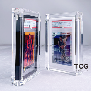 TCG เคสใสสำหรับ2020 <span class=keywords><strong>Panini</strong></span> SELECT GOLD DISCO <span class=keywords><strong>prizm</strong></span> #292 Deni avdija 7/10 PSA พร้อมเคสกันกระแทกแบบอะคริลิค10มม. - Product Image 6