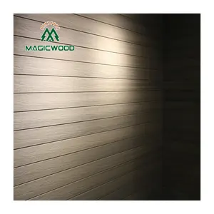 Offerta speciale vendita diretta nuovo prodotto legno ecologico resistente agli agenti atmosferici venatura del legno pannello a parete resistente alle crepe wpc esterno