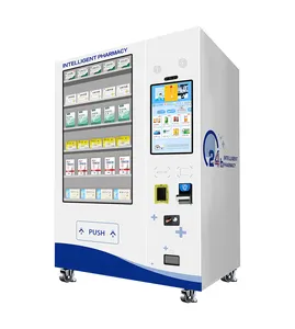 Máquina expendedora personalizada del fabricante, máquina expendedora automática de monedas para farmacia