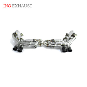 ING997 Scarico per Porsche 997.2 Catback 2005-2012 911 997 3.6 3.8 Carrera Targa 4 4S Scarico Catback in Acciaio Inox con Valvola - Product Image 4