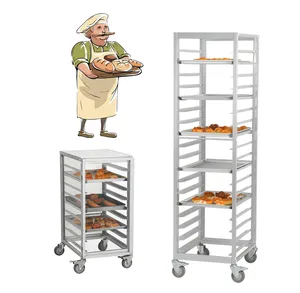 Custom Made Detachable Stainless Steel Bakery Baking Tray Rack Bread Food  Display Cooling Rack Oven Rack for High Temperature Baking - China Bakery  Rack and Baking Tray Rack price