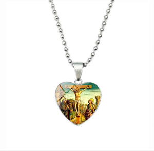 diy personalizado <span class=keywords><strong>Van</strong></span> <span class=keywords><strong>Gogh</strong></span> mona Lisa de aceite pintura estrella y Luna melocotón COLLAR COLGANTE - Product Image 5