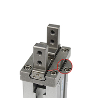 Cylindre pneumatique à double effet en aluminium, à haute précision, avec interrupteur magnétique, sans lubrification, modèle Stock MHZ2, avec roulement