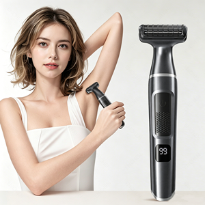 เครื่องกำจัดขนสำหรับผู้หญิงแบบใช้แบตเตอรี่ ใช้งานได้ทั้งแบบเปียกและแห้ง กำจัดขนได้อย่างไม่เจ็บปวด สำหรับใช้ในบ้าน GZ RTS สั่งซื้อแบบขายส่งจำนวนมาก คละแบบได้ 3 วัน - Product Image 2