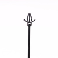 Untuk UL diakui kustom nilon 66 ikat kabel Universal Zip Ties mengunci sendiri presisi Taman Push Mount 2.5*110