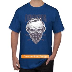 T-shirt en coton tricoté à manches courtes et col rond pour homme, imprimé tendance, grande taille, pour l'été, fabriqué au Pakistan - Product Image 5