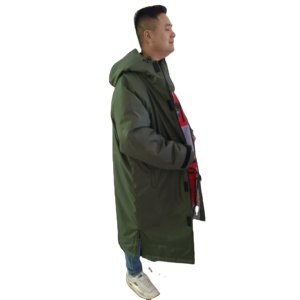 Parka de natación impermeable personalizada, manga larga, Playa seca, Surf, deportes al aire libre, cambio de toalla, <span class=keywords><strong>bata</strong></span> cambiante de secado rápido - Product Image 1