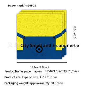 For Cartoon Children's Birthday <strong>Party</strong> Paper Plate Decorations Tableware Banner <strong>Supplies</strong> - Product Image 5