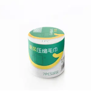 High Quality Compressed Soft Towels Buckets Customizable Wholesale Travel Portable Daily Disposable Compressed Towels