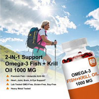 Huile de Krill Antarctique Halal en Capsules Molles – Astaxanthine 2000 mg – Soutien Articulaire – Huile de Poisson Oméga 3 EPA DHA – Gélules de Krill