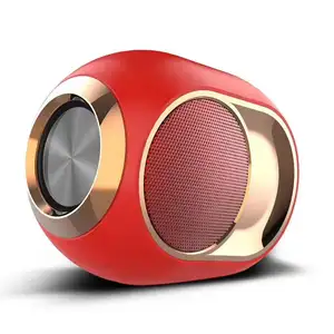 Portable Wireless Speakers Outdoor System Professional Metal Shell BT Speaker Dj Stereo Sound Egg Silicone Speaker