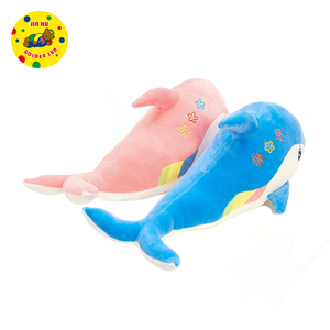 Chất Lượng Cao Dễ Thương Tùy Chỉnh Siêu Mềm Thú Nhồi Bông Động Vật Biển Gối Sang Trọng Cá Heo Đồ Chơi - Product Image 2