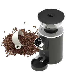 Molinillo de café expreso automático de 60mm, molinillo de café al por mayor, máquina de molienda de granos de café